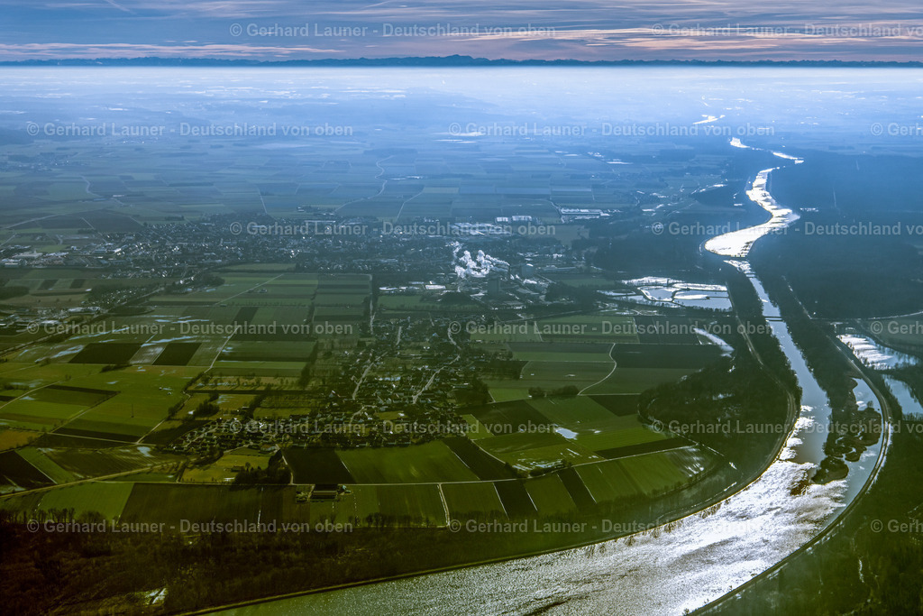 3900039 | Lech bei Rain mit Blick zu den Alpen
