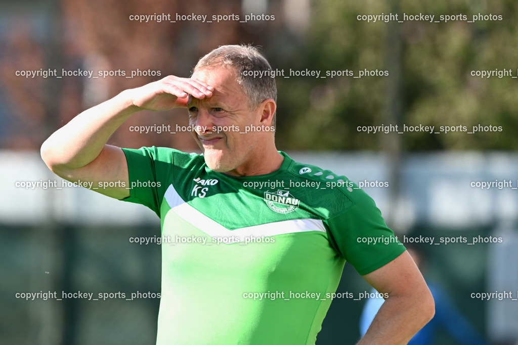 SV Donau Klagenfurt vs. SAK | Headcoach SV Donau Kurt Stuck, SV Donau Klagenfurt vs. SAK, SV Donau Klagenfurt vs. SAK am 11.04.2026 in Klagenfurt (Sportplat Donau ), Austria, (Photo by Bernd Stefan)