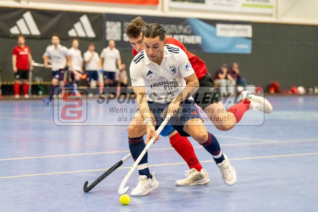 HK_20250201_102085 | 2. Bundesliga Halle Herren Düsseldorfer HC - Club Raffelberg am 1.2.2025 Halle am Seestern, Düsseldorf ,