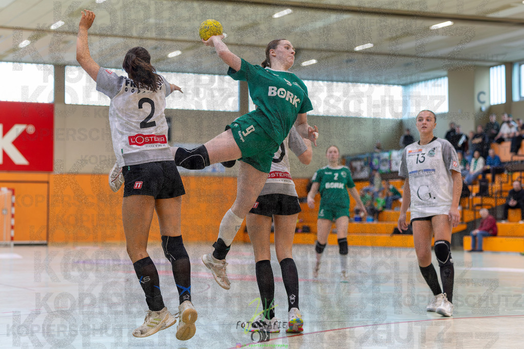 Jugendbundesliga wJA, Pokalrunde, HSG Kleenheim/Langgöns - Frisch Auf Göppingen | Jugendbundesliga wJA, Pokalrunde, HSG Kleenheim/Langgöns - Frisch Auf Göppingen am 28.02.2026 in Oberkleen (Weidig-Halle)Photo © 2026 - Jörg Heinrich - Realisiert mit Pictrs.com