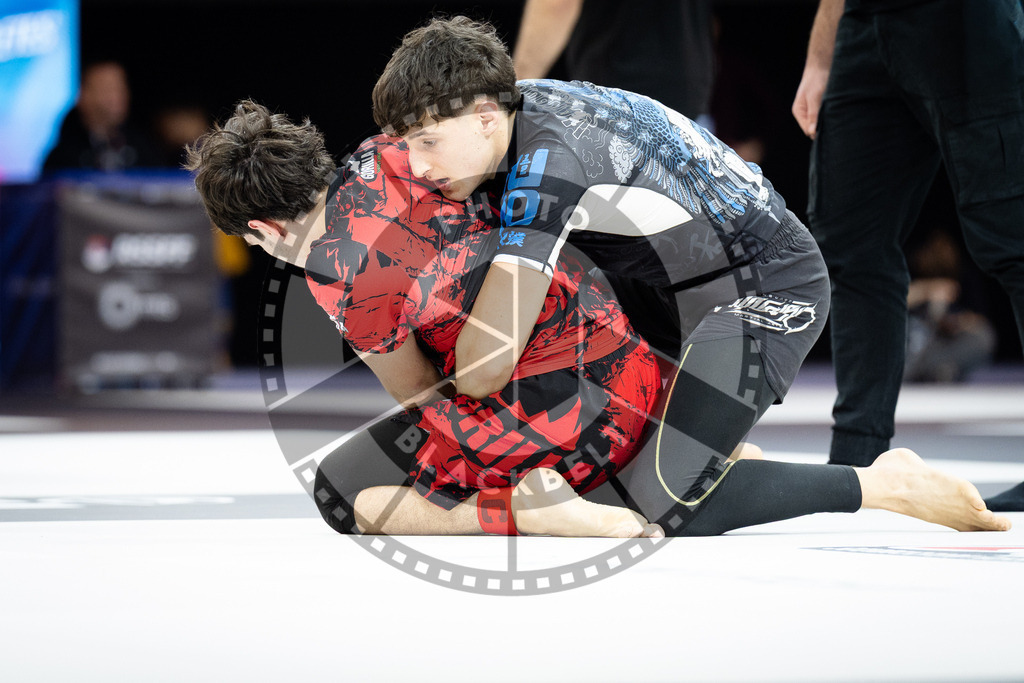 20260214PBB0229 | Fighters compete during the ADCC European Trials  competition day 1 in Belgrade, Serbia, on February 14, 2026.