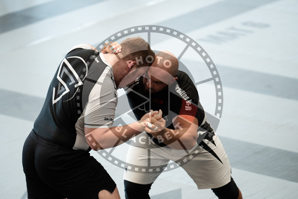 20251129PBB8199 | Fighters compete during the luta livre competition ILLCS XI winter edition on November 29, 2025 in Hannover, Germany.