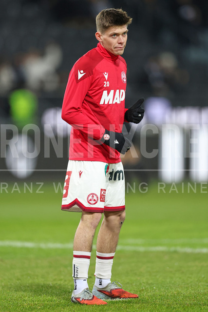 UEFA Europa League 2025/26: SK Sturm Graz vs SK Brann | Graz, Austria, 29.JAN.26 - SOCCER - UEFA Europa League, SK Sturm Graz vs SK Brann Bergen. The image shows Thorsten Schriebl (GAK).
