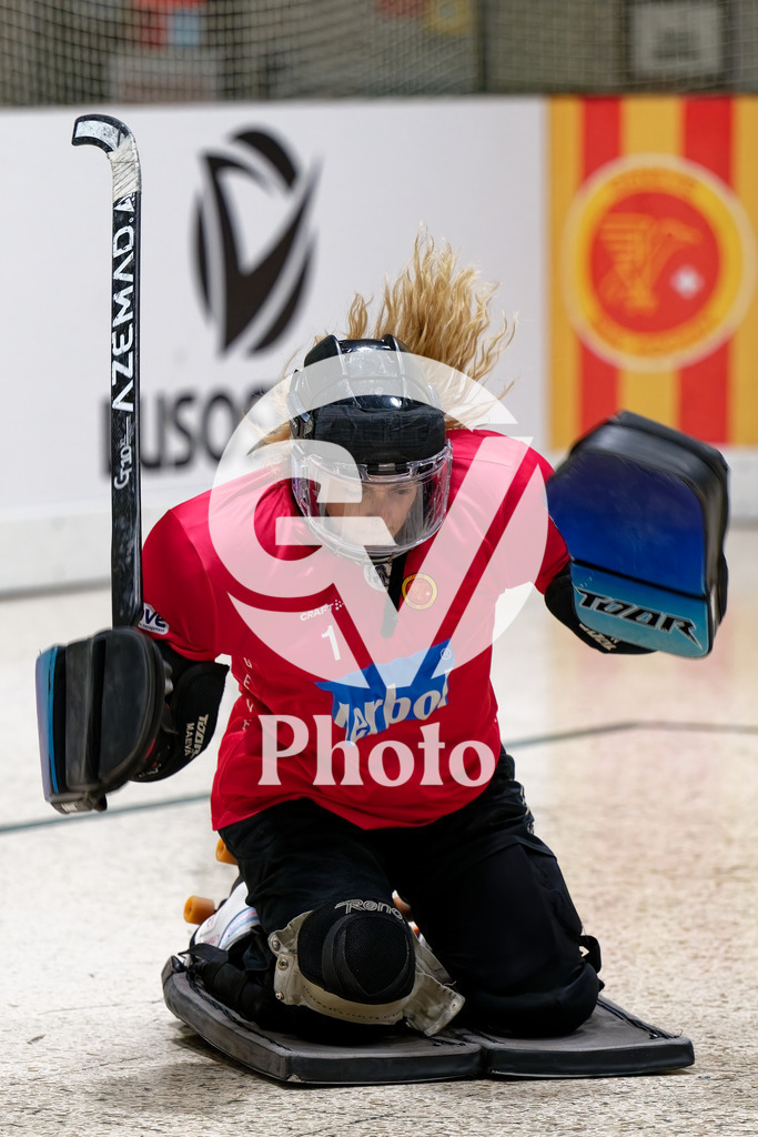Dames - Genève-Montreux RHC v RHC Uri | during the Dames game between Genève-Montreux RHC and RHC Uri at Centre Sportif de la Queue d'Arve in Genève, Switzerland