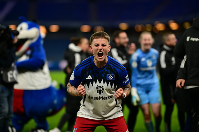 Fußball I Frauen I Saison 2025-2026 I DFB-Pokal I Achtelfinale I Hamburger SV - Bayer 04 Leverkusen I 18130 | Der Sportfotograf. - Realisiert mit Pictrs.com