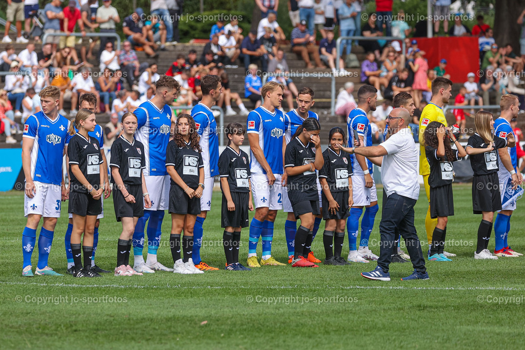 Giessen_Darmstadt (55) | 16.07.2023; Testspiel; Waldstadion Gießen; FC Gießen - SV Darmstadt 98; Ergebnis: 2:0 (0:0)