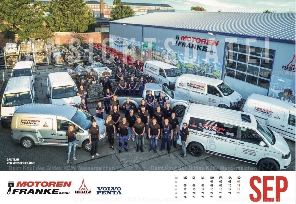 Luftbild Kalender Magdeburg Sachsen Anhalt Franke | Beispiele Firmenkalender individuell mit eigenem Logo - Realisiert mit Pictrs.com