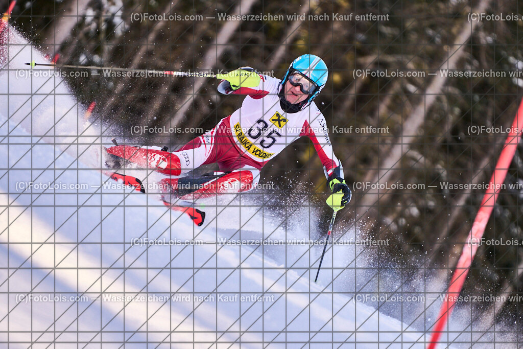 ALP6545_MASTERS-OeM-SL_Glungezer_Guggenbichler Juergen | Alpine Österreichische Mastersmeisterschaften auf dem Glungezer. Tiroler Skiverband, SC Volders, SLALOM - 2. Durchgang, So 2. März 2025.