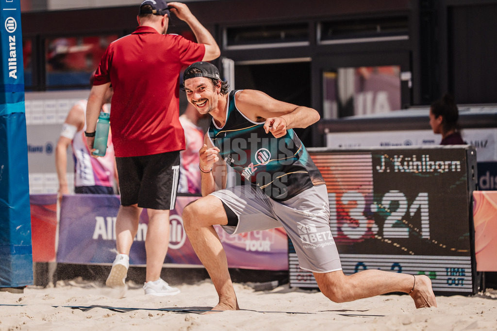 Beachvolleyball | Männer | Allianz German Beach Tour 2025 | Tourstop Bremen | 13.06.2025 | Jannik Kühlborn jubeln