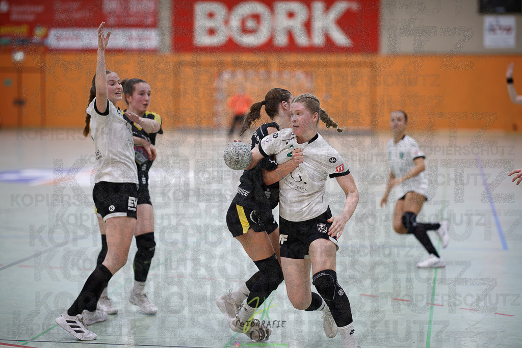 Quali-Turnier JBL wJA; Frisch Auf Göppingen - HC Rödertal | Quali-Turnier JBL wJA; Frisch Auf Göppingen - HC Rödertal am 31.05.2025 in Oberkleen (Weidig-Halle)Photo © 2025 - Jörg Heinrich - Realisiert mit Pictrs.com