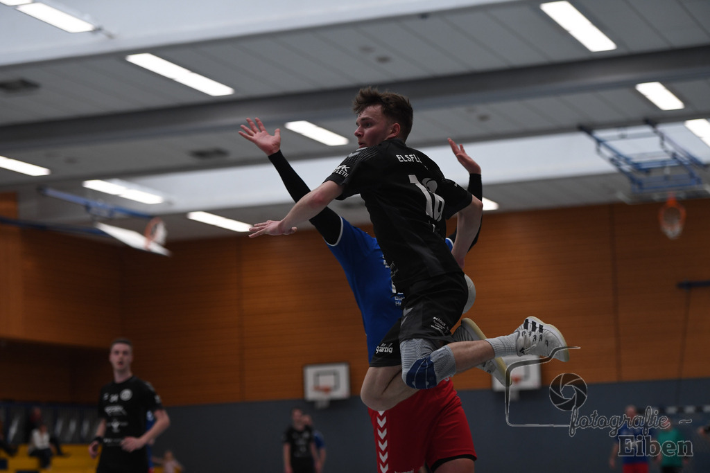 VFL Rastede-Elsflether TB 2 | VFL Rastede (blau)-Elsflether TB 2 (schwarz) am 06.04.2024 in Rastede (Sporthalle Feldbreite), Deutschland, Photo: Philip Eiben 2024 - Realisiert mit Pictrs.com