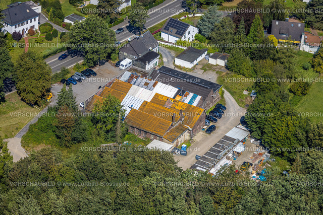 Gevelsberg240815146 | Luftbild, altes Fabrikgelände an der Wittener Straße 168, Berge, Gevelsberg, Ruhrgebiet, Nordrhein-Westfalen, Deutschland