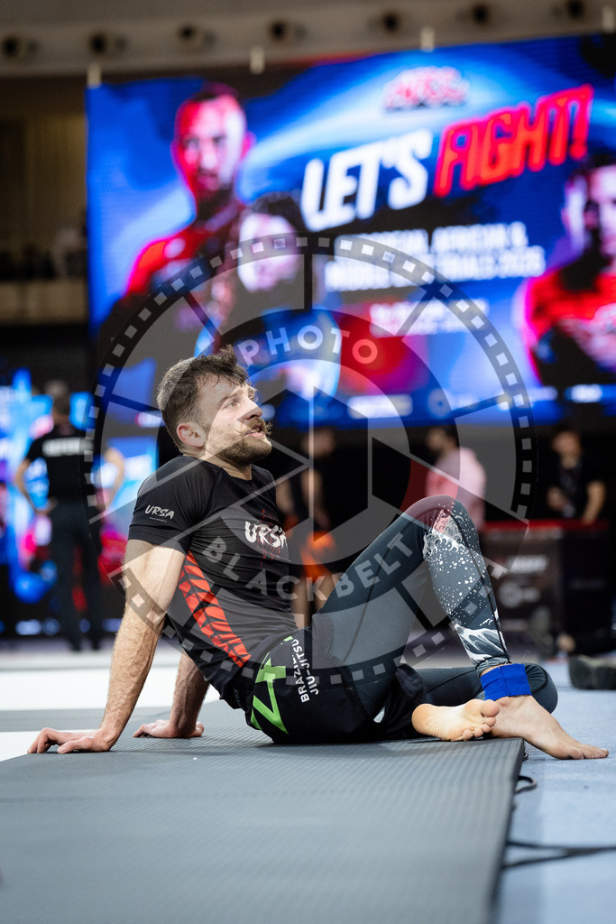 20260214PBB3222 | Fighters compete during the ADCC European Trials  competition day 1 in Belgrade, Serbia, on February 14, 2026.
