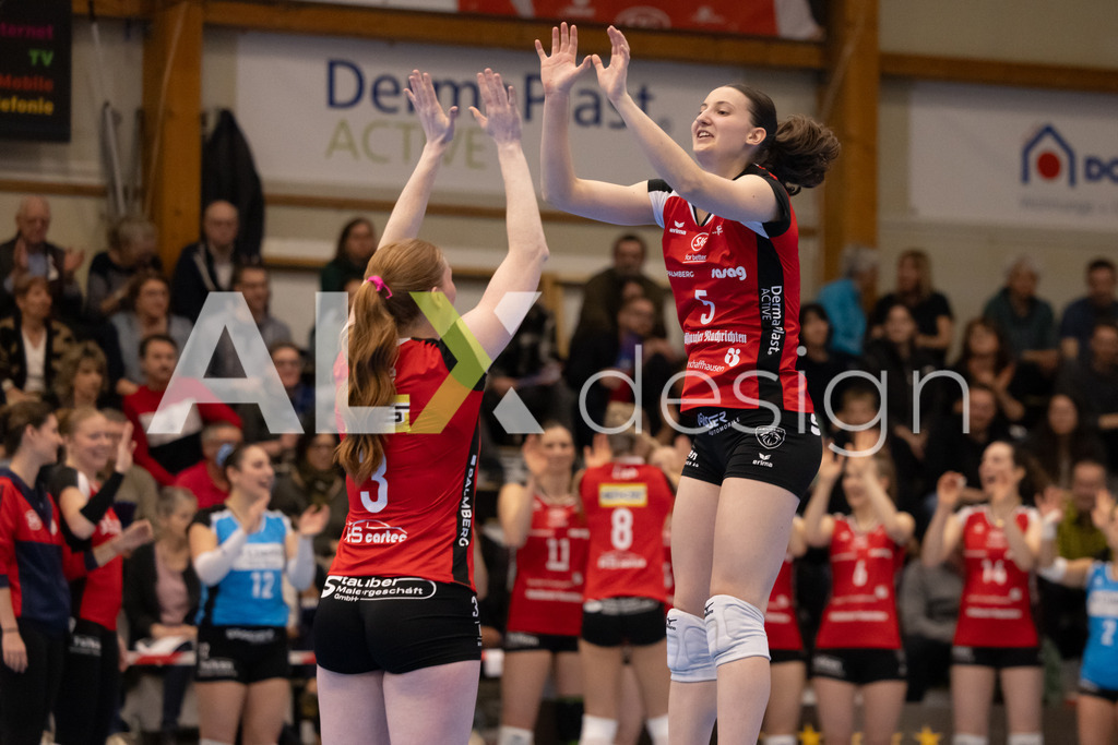 Volleyball I Frauen I Saison 2025-2026 I Volleyball NLA | Women I 1/2 Finals I  VC Kanti Schaffhausen - Sm'Aesch Pfeffingen I 18.03.2026 | 5 Wanda Herzog (CH) (VC Kanti Schaffhausen) - Mitte - Realisiert mit Pictrs.com