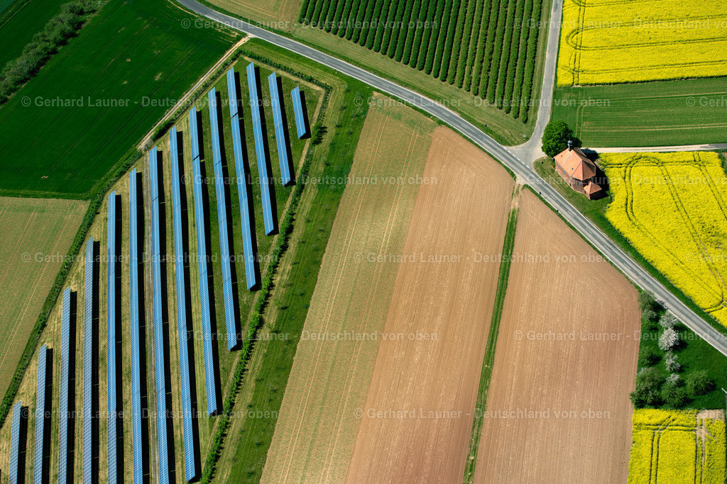3500680 | Solarpark an der Wendelinuskapelle bei Mönchberg