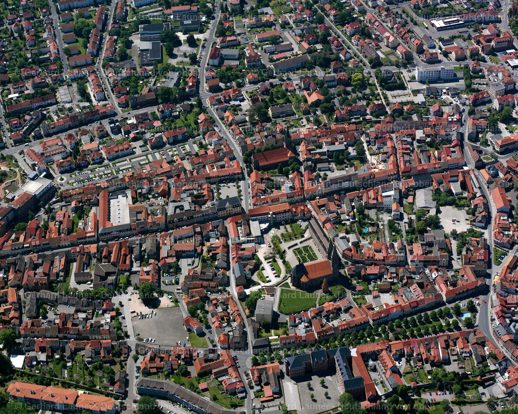 2634164 | HEILBAD HEILIGENSTADT 09.06.2006 Stadtansicht des Innenstadtbereiches  in Heilbad Heiligenstadt im Bundesland Thüringen, Deutschland // City view on down town  in Heilbad Heiligenstadt in the state Thuringia, Germany Foto: Gerhard Launer