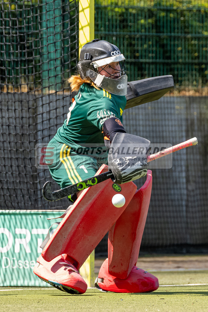HK_20240511_100580 | 1.Bundesliga Damen Düsseldorfer HC - Harvestehuder THC am 11.5.2024 Düsseldorfer HC, Düsseldorf , Femke Jovy ( Torfrau Düsseldorfer HC #1 )