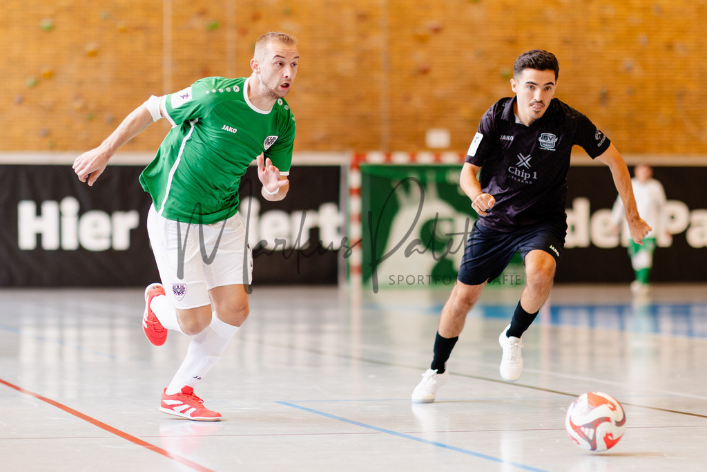 Futsal-Bundesliga, Saison 2025/2026, 4. Spieltag: SC Preußen Münster - SV Pars Neu-Isenburg | Futsal-Bundesliga, Saison 2025/2026, 4. Spieltag, SC Preußen Münster empfängt SV Pars Neu-Isenburg in der Universitäts-Sporthalle in Münster. Foto: sportfotografie.ms | Markus Paletta - Realisiert mit Pictrs.com