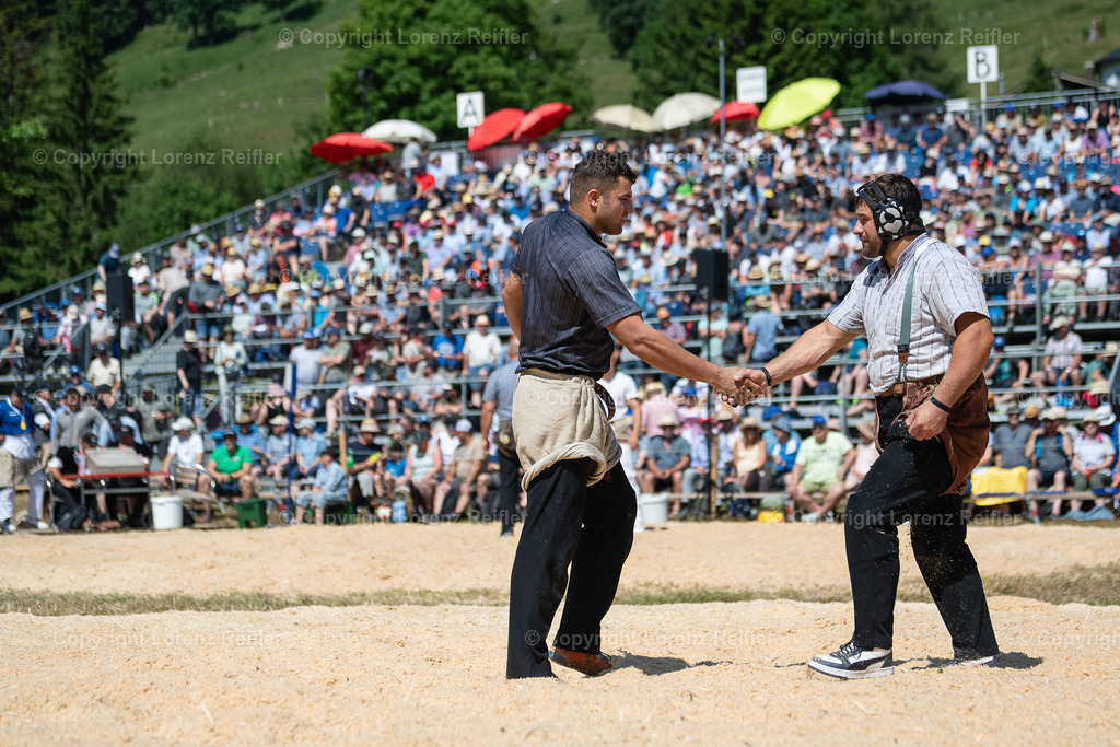 Schwingen -  Schwarzseeschwinget 2025 | Schwarzsee, 22.6.25, Schwingen - Schwarzseeschwinget.