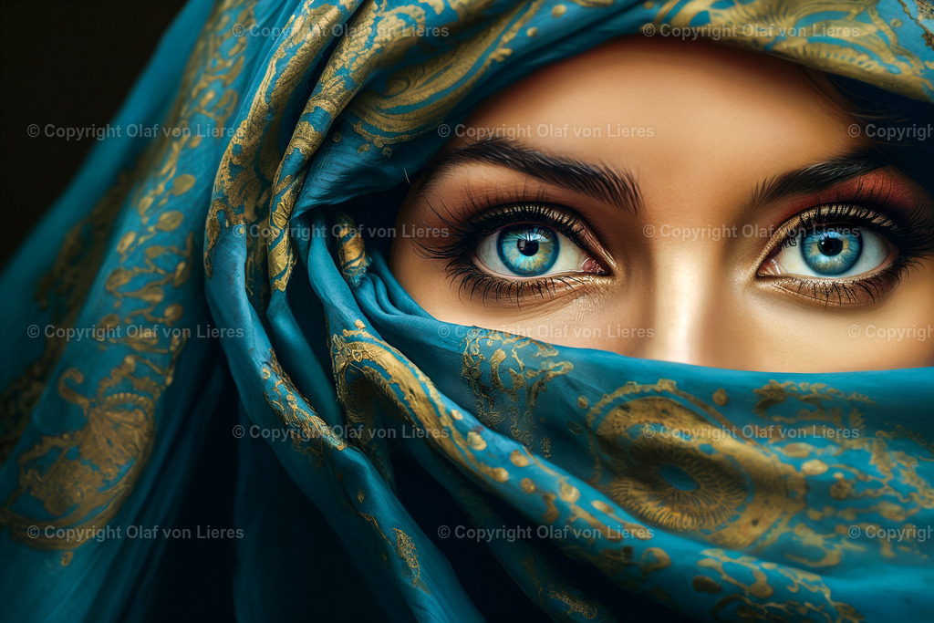 blaue Augen | Frauengesichter Wandbilder