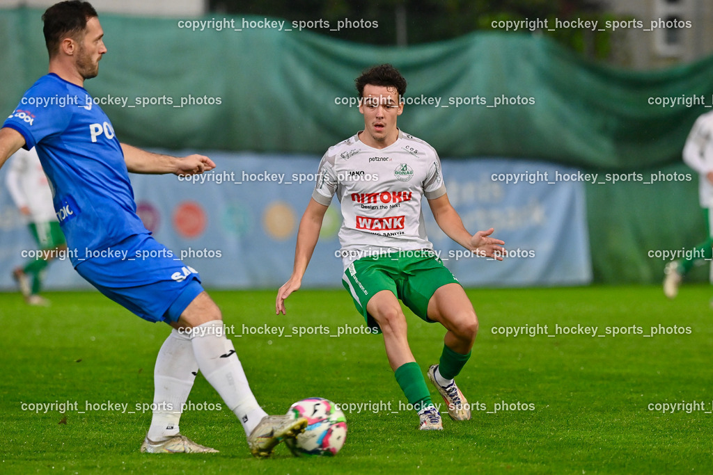 SAK vs. SV Donau  | #8 Mario Antunovic SAK, #12 Fabio Marcel Primig SV Donau, SAK vs. SV Donau , SAK vs. SV Donau  am 27.09.2024 in Klagenfurt (Sportpark Welzenegg), Austria, (Photo by Bernd Stefan)