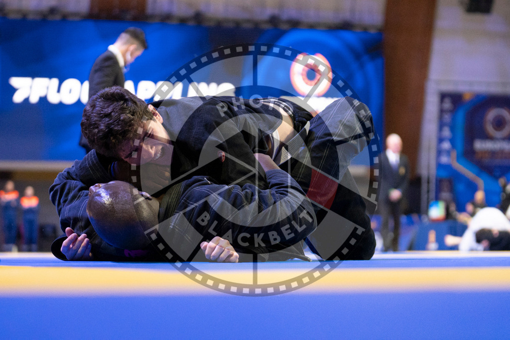 20240119PBB1516 | Fighters compete during the IBJJF European Championship in Paris, France, on January 19, 2024.