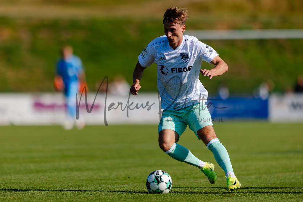 Testspiel, Saison 2026/27: SC Preußen Münster - Kickers Emden | Billerbeck, 10.07.2026: Testspiel, SC Preußen Münster gegen Kickers Emden auf der Anlage des DJK Billerbeck in Billerbeck. Foto: sportfotografie.ms | Markus Paletta - Realisiert mit Pictrs.com