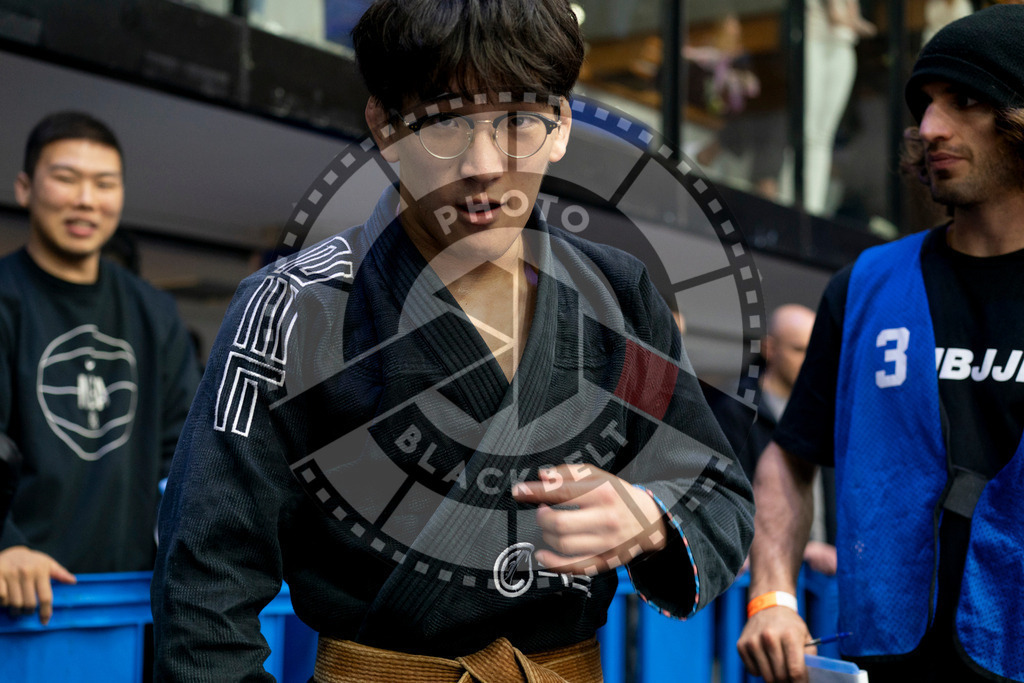 20240124PBB02253 | Fighters compete during the second day of the IBJJF European Championship in Paris, France, on January 24, 2024.