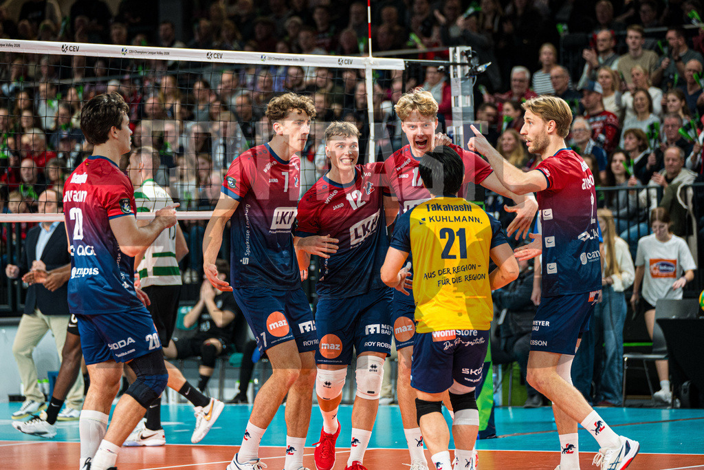 Volleyball I Herren I Saison 2025/2026 I CEV Champions League I CLVM69 I SVG Lüneburg - Sporting CP Lisboa | CONTRAST ZERØ MEDIA - Realisiert mit Pictrs.com