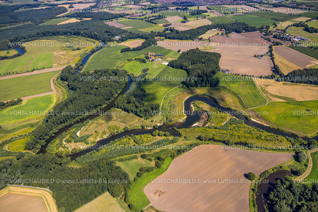 Datteln240801446Lippe_Vogelsang300dpi | Luftbild, Lipperenaturierung, Lippeschleife, Lippeverlauf, Fluss Lippe, Lippeverband, Datteln, Datteln, Ruhrgebiet, Nordrhein-Westfalen, Deutschland