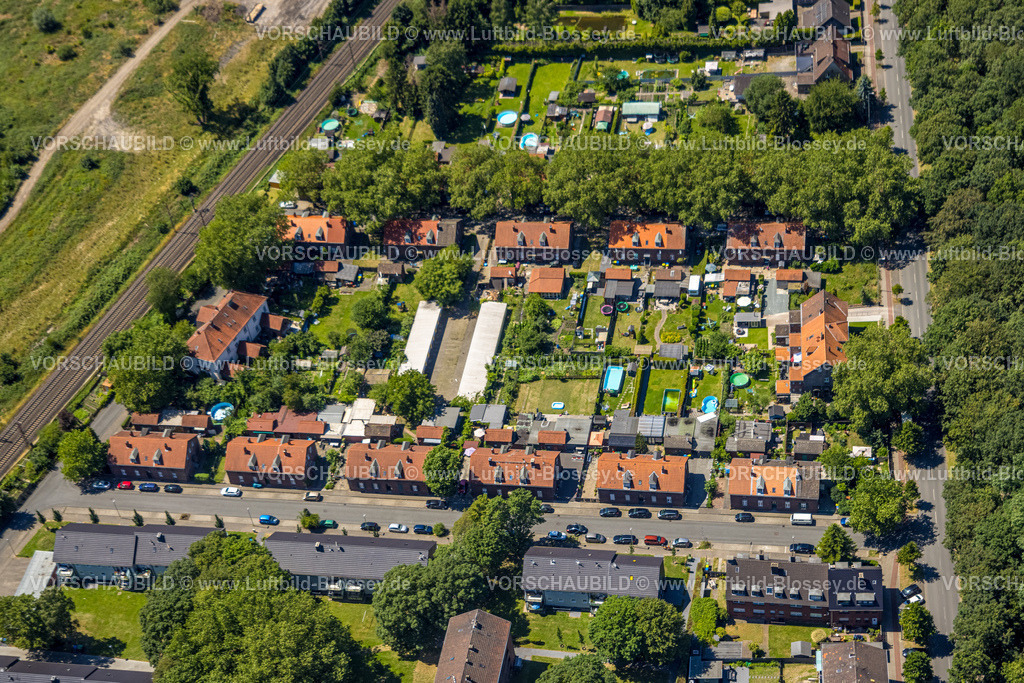 Oberhausen230705942 | Luftbild, Wohngebiet Dunkelschlag, Alsfeld, Oberhausen, Ruhrgebiet, Nordrhein-Westfalen, Deutschland