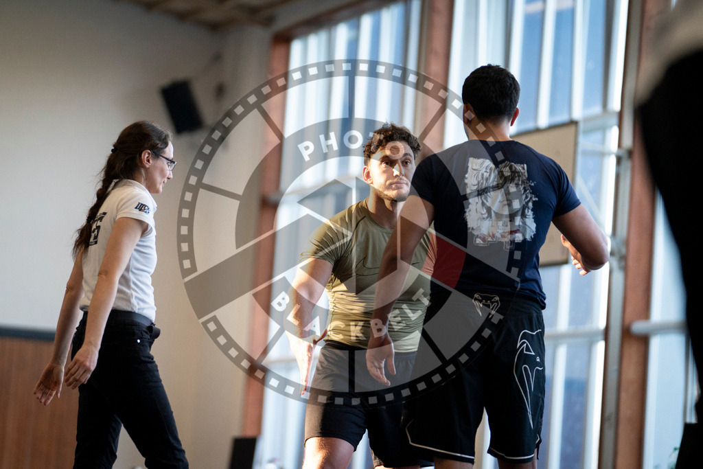 20240309PBB7510 | Fighters compete during the International Luta Livre (ILLCS) Spring Championship in Hannover, Germany, on March 9, 2024.