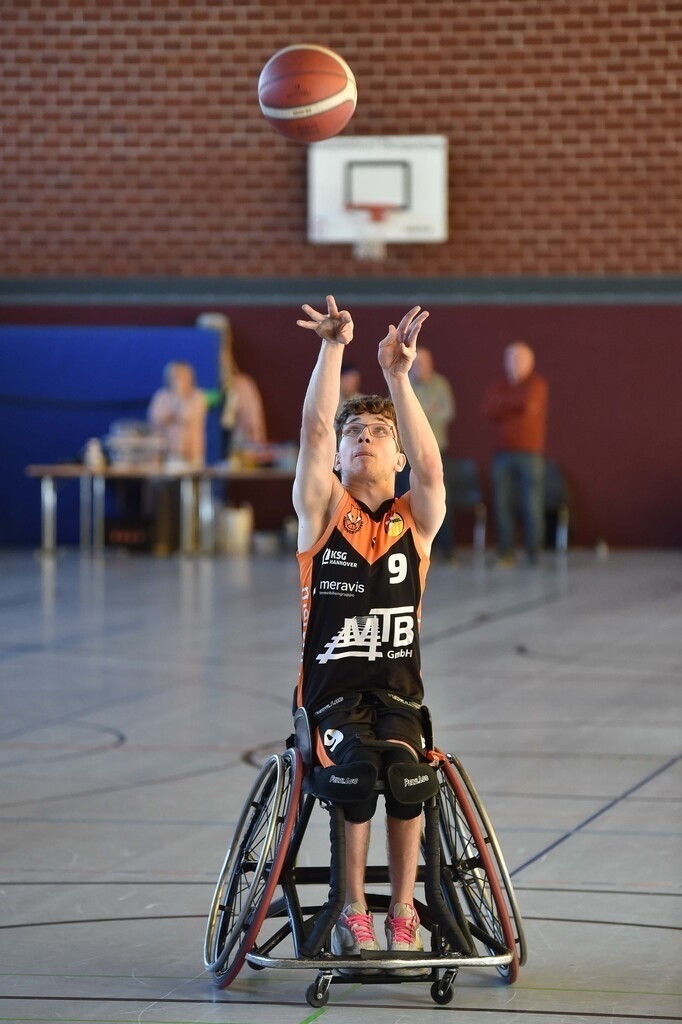 2024-10-26-0667 | RSKV Tuebingen vs. Hannover United 2, Rollstuhlbasketball, 2. Bundesliga Sued, 3. Spieltag, Saison 2024/2025, 26.10.2024, Foto: Ralph Kunze - Realisiert mit Pictrs.com