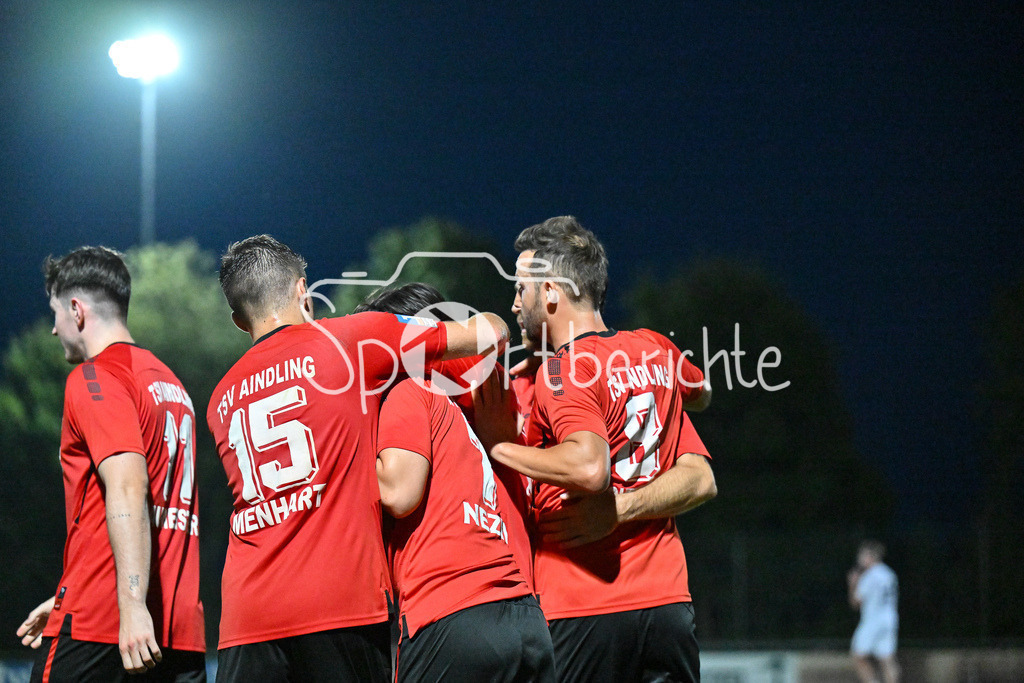 TSV Aindling - FC Kempten | Jubel nach 1-0 durch TSV Aindling #7