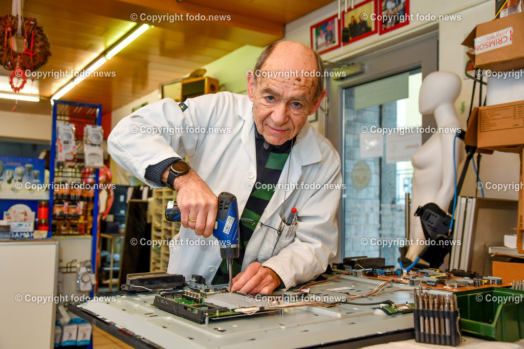 Franz Rockenschaub_ Kommerzialrat_ 28.01.2023-1 | 28.01.2023, Katsdorf, AUT, Franz Rockenschaub, im Bild Franz Rockenschaub (Rockys TV Sevice, Kommerzialrat)