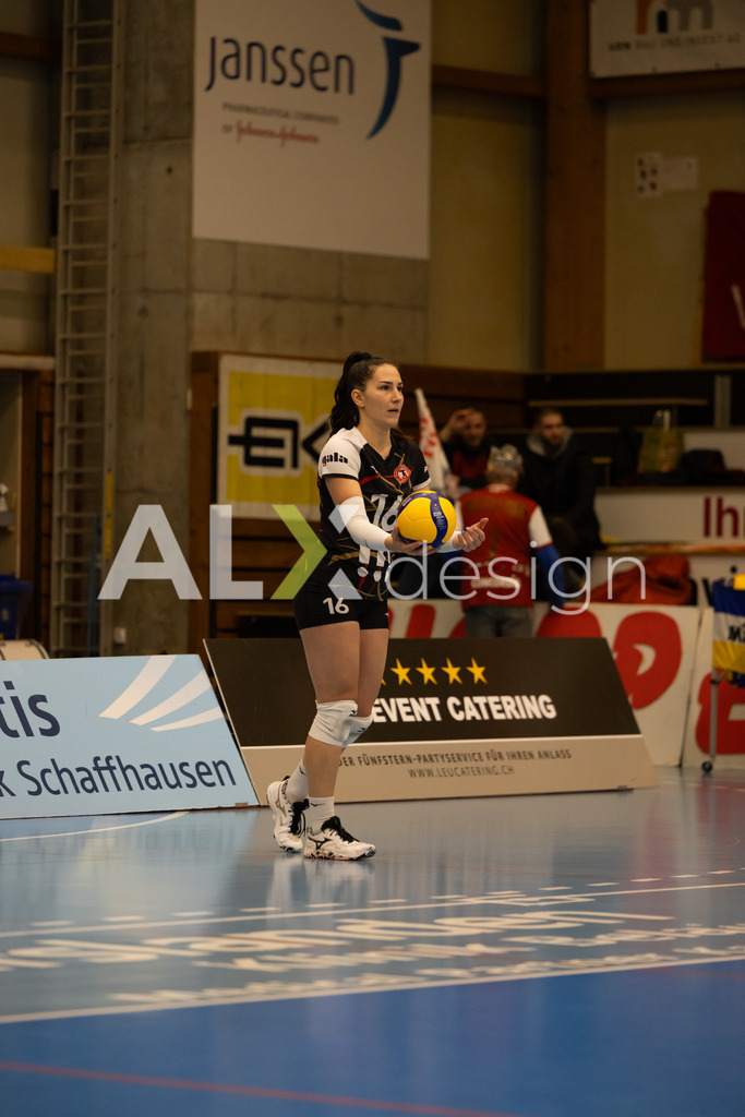 Volleyball I Frauen I Saison 2025-2026 I CEV Volleyball Challenge Cup 2026 | Women I 16th Finals I VC Kanti Schaffhausen - TJ Ostrava I 03.12.2025 | TJ Ostrava - 16 Michaela Drozdová (CZ) – Mittelblock - Realisiert mit Pictrs.com