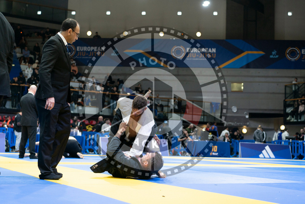 20240119PBB2351 | Fighters compete during the IBJJF European Championship in Paris, France, on January 19, 2024.