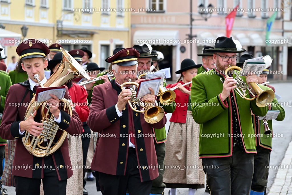 Empfang Heiko Gigler in Gmünd | Stadtkapelle Gmünd, Trachtenkapelle Malta, Trachtenkapelle Trebesing, Empfang Heiko Gigler in Gmünd, Empfang Heiko Gigler in Gmünd am 14.08.2024 in Gmünd (Hauptplatz Gmünd), Austria, (Photo by Bernd Stefan)