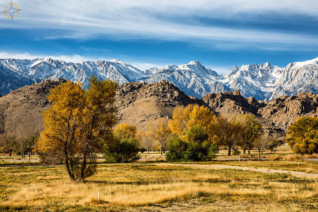 Best of autumn | Panorama of the Sierra Nevada seen from Lone Pine - Realisiert mit Pictrs.com