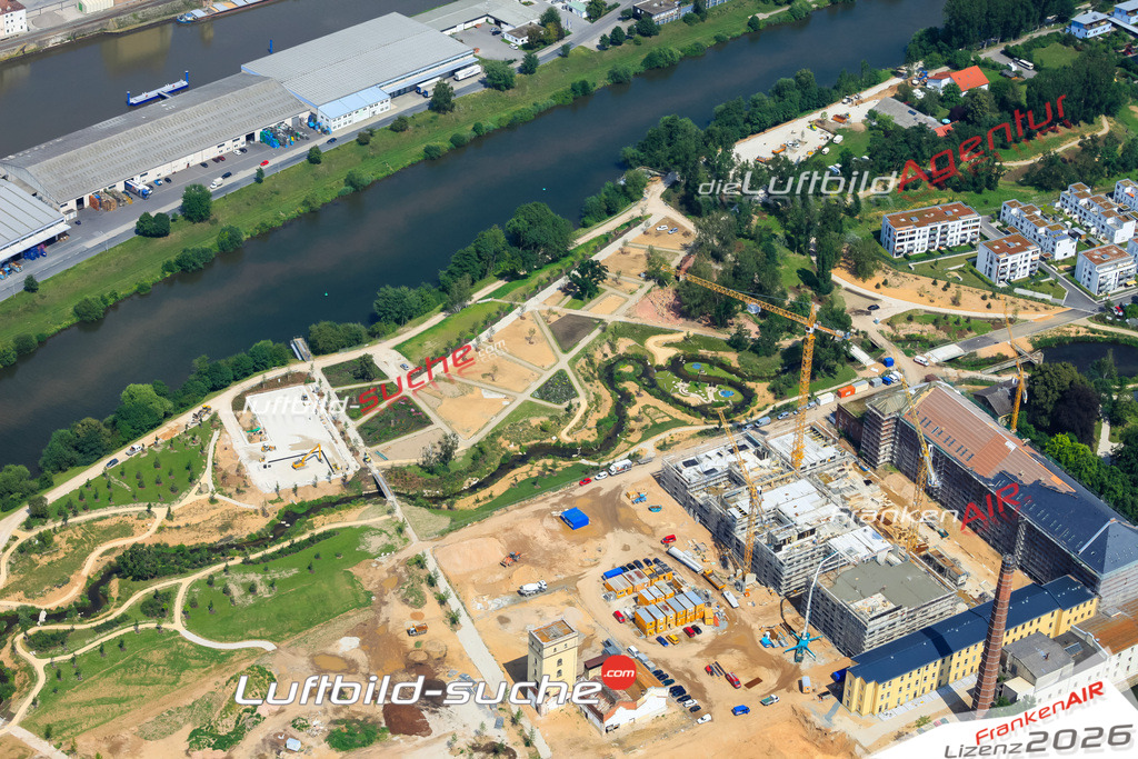 Die Luftaufnahme Gaustadt -  wurde vom UL-Flugzeug (keine Drohne) aus fotografiert.Hohe Druck- Auflösung-die Geschenkidee!