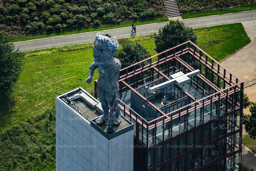 4050073 | Herkules auf dem Nordsternturm, Zeche Nordstern, Gelsenkirchen