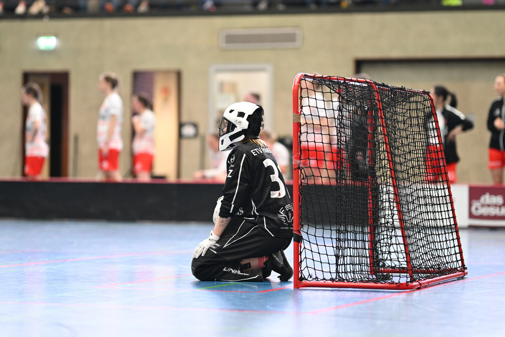 Floorball I Frauen I Saison 2023-2024 I 1. Frauen Floorball-Bundesliga I Playoffs 3. Spieltag I ETV Lady Piranhhas Hamburg - Dümptener Füchse | Der Sportfotograf. - Realisiert mit Pictrs.com