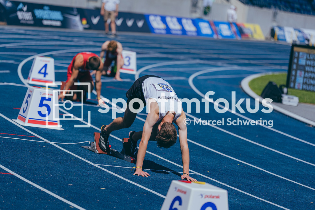 DM U23 U18 Bochum 2026 | Nils Wagner (TVL Freiberg), Startnummer 1331, 400 Meter Hürden, Deutsche Meisterschaften der U18 &amp; U23 2026, Lohrheidestadion Bochum-Wattenscheid, 04.07.2026 Foto: Marcel Schwering / sportimfokus - Realisiert mit Pictrs.com