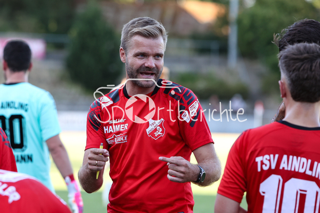 TSV Aindling - VfB Eichstätt | TSV Aindling Trainer Florian FISCHER