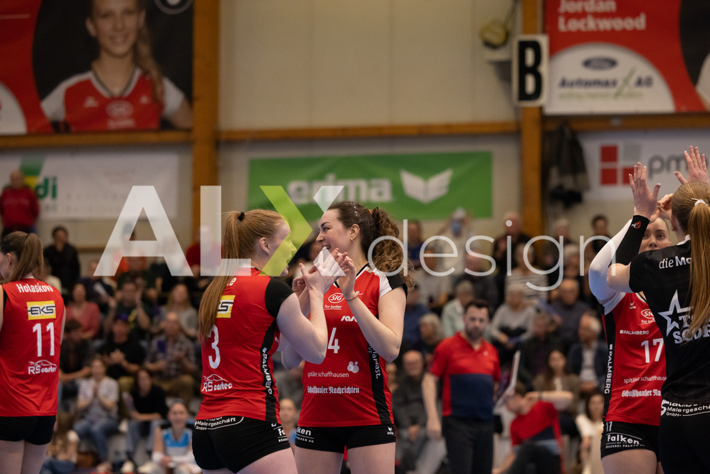 Volleyball I Frauen I Saison 2025-2026 I Volleyball NLA | Women I 1/2 Finals I  VC Kanti Schaffhausen - Sm'Aesch Pfeffingen I 22.03.2026 | 14 Josipa Marković (HR) (VC Kanti Schaffhausen) – Aussen - Realisiert mit Pictrs.com