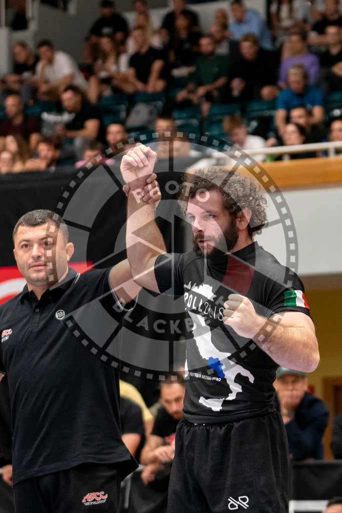 20230916PBB2580 | Fighters compete during the grappling tournement ADCC Trials (European, Middle East and African Championship) in Warsaw, Poland, on September 16, 2023.