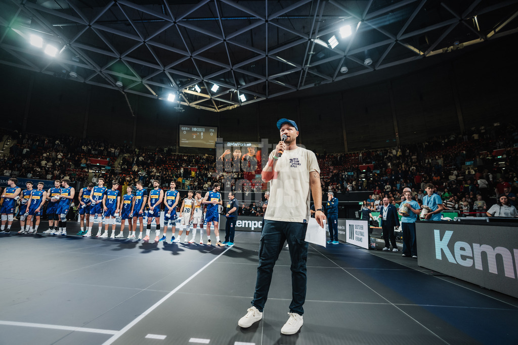 Volleyball | Männer | Testspiel | Deutschland vs. Italien | 26.05.2025 | Moderator Tim Noack