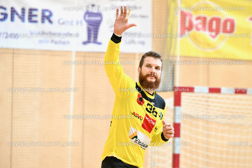 SC Ferlach vs. HSG Holding Graz 23.9.2023 | #96 KONECNY Micha Martin SC Ferlach, SC Ferlach vs. HSG Holding Graz 23.9.2023, SC Ferlach vs. HSG Holding Graz am 23.09.2023 in Bleiburg (Ballspielhalle Ferlach), Austria, (Photo by Bernd Stefan)