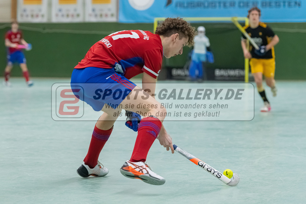 HK_20230305_105890 | Deutsche Meisterschaft MU16 1/2 Finale Mannheimer HC - Harvestehuder THC am 5.3.2023 RWK, Köln ,