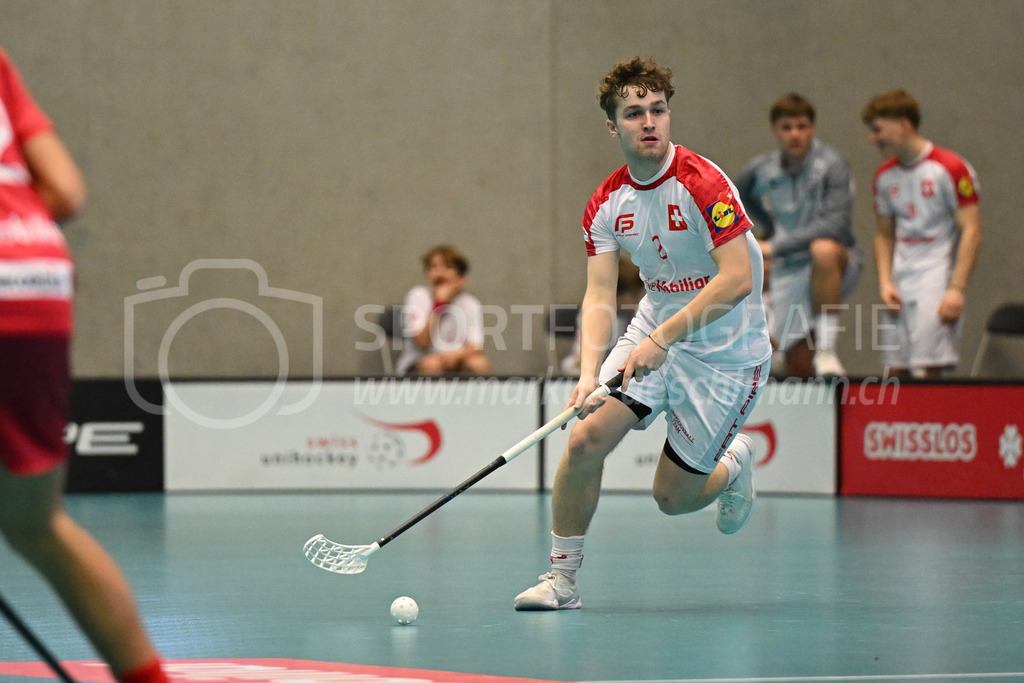 Switzerland B U19 vs Switzerland U19 - 4. February 2024 | Switzerland B U19 vs Switzerland U19
U19 Men International Matches in Switzerland
GoEasy Arena, Siggenthal Station
Switzerland defender #2 Matthias Wahlen.
Credit: Markus Aeschimann | <a href="https://www.markus-aeschimann.ch">Sportfotografie Markus Aeschimann</a> | <a href="https://www.instagram.com/sportfotografie.aeschimann">@sportfotografie.aeschimann</a> - Realisiert mit Pictrs.com